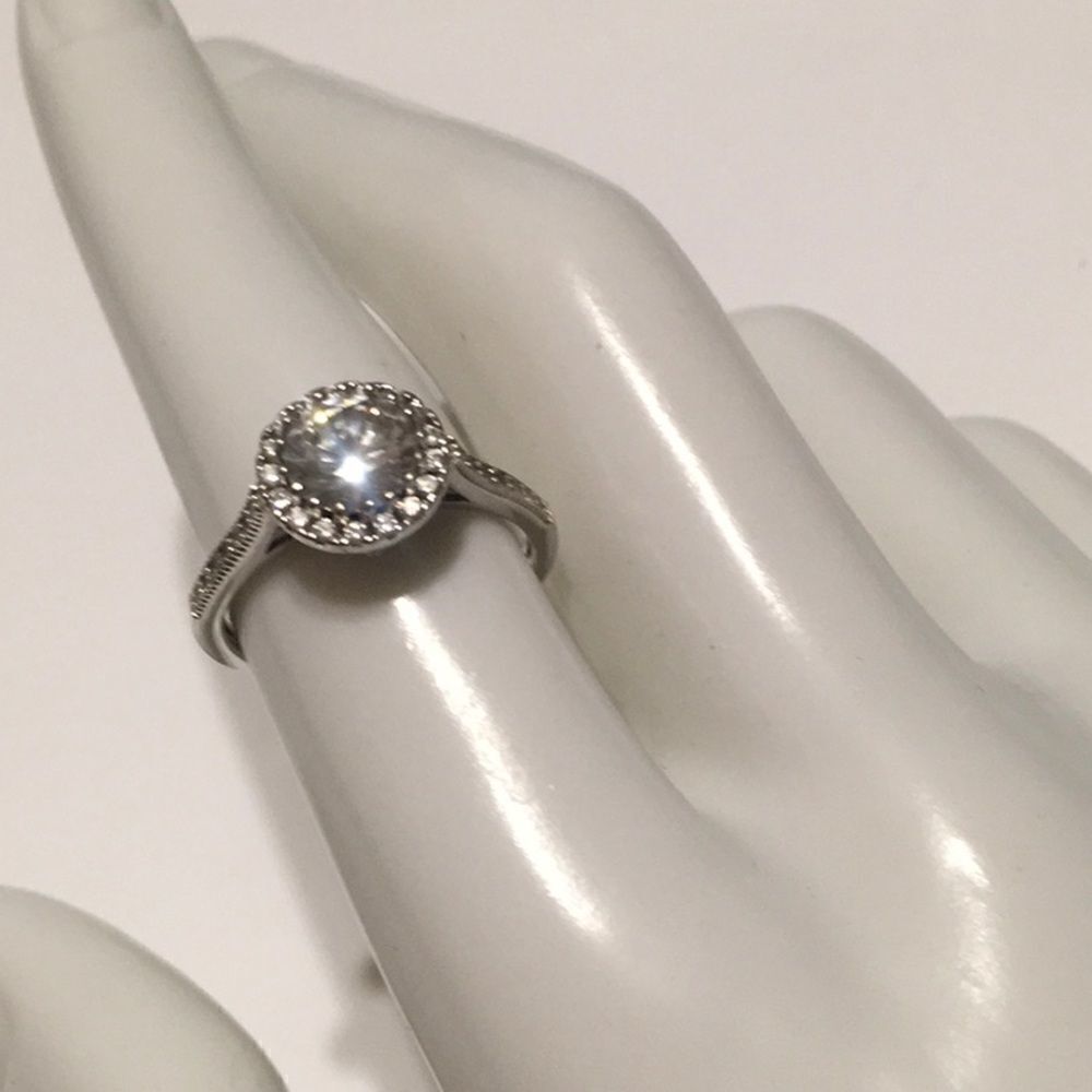 Halo Ring IBB SS 925 - Picture 2 of 6